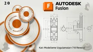 20-Autodesk Fusion Lessons-Solid Modeling Revolve Command-Application 07-08