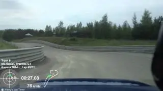 Subaru WRX 2013, тесты на автодроме "Высокая Гора",Казань.