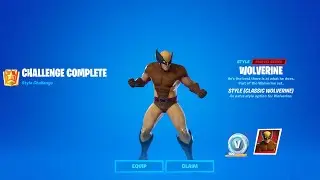 How to unlock Wolverine(Classic) edit style in Fortnite Season 4 | All Week 6 Challenge Guide
