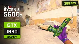 Counter-Strike 2 : Ryzen 5 5600x + GTX 1660 SUPER : 1280x960