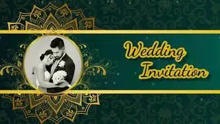 Wedding Invitation Video | Wedding invitation video background | Save the date wedding invitation