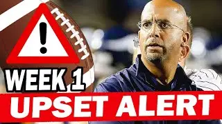 Upset Alert Week 1 - College Football 2024