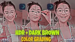 HDR & Dark Brown CC in alight motion😲🤩😍... || Edit in alight motion || Xml + preset ||