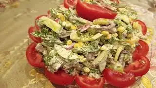 Очень вкусный, простой и быстрый витаминный салат👌💯👍🔥#салат#рецепт#recipe#աղցաններ#բաղադրատոմսեր