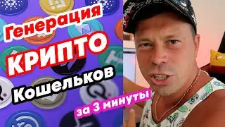 Создание множества криптовалютных аккаунтов на основе одной seed-фразы.