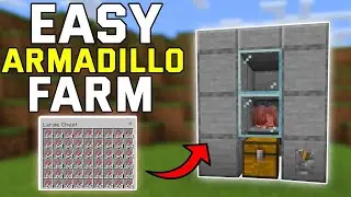 Minecraft bedrock edition armadillo scute farm tutorial!!!! credit: JC Playz