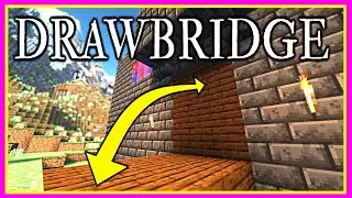 Minecraft: How to BUILD a Castle part 1 - WORKING Drawbridge