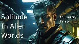 Solitude in Alien Worlds. #ai #Aichemy #cyberpunk #alienworld #ambient  #electronicmusic