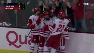 Wisconsin Hockey || Highlights vs Notre Dame (2/10/24)