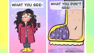 Artist Shows What Her Daily Struggles And Life Looks Like In 30 Comics