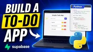 Build a To-Do App with Python, Flask and Supabase | Full CRUD Tutorial Step-by-Step
