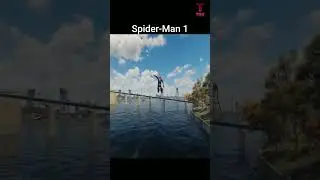 Spider Man 1vs2 - Web Swinging #spiderman #ps5