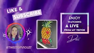 LIVE Creating Pineapple On Edge Quilling Part 5