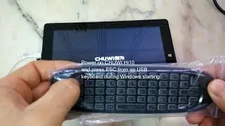 CHUWI Hi10 - How to access BIOS settings