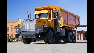 Обзор самосвала Тонар - 7501. Вид из Кабины | МИРавтотехники