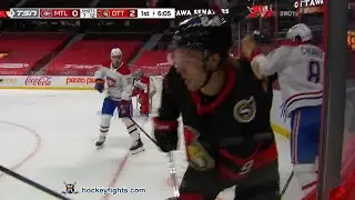 Ben Chiarot vs Brady Tkachuk Feb 23, 2021