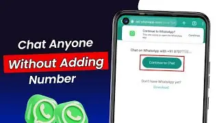 How To Send Message Without Save Number In Whatsapp | Send Whatsapp Message Without Adding Contact |