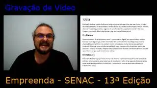 Gravação de Vídeo - Empreenda SENAC