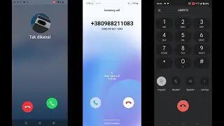 Redmi A3/Samsung S21FE/Realme C31 incomingcall Screen Video