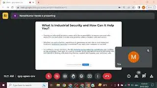 Industrial Security webinar by Dr. Nareshkumar Harale