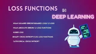 Loss Functions in Deep Learning | Deep Learning #lossfunction #deeplearning