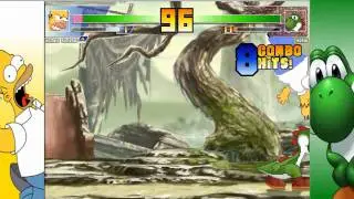Mugen: Homer Simpson vs Edited Yoshi