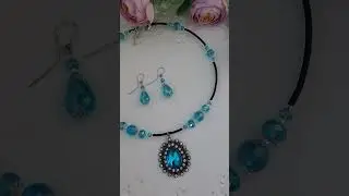 #Колье  из #бусин интересная идея |Бижутерия своими руками #чокер #колье #бижутерия