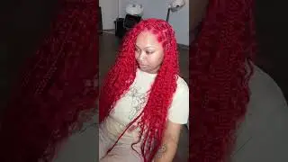 Cherry red braids 🍒