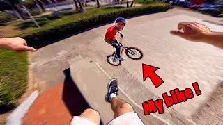 HE STOLE MY BIKE ! (Epic Parkour vs Bike Chase)
