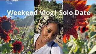 Weekend Vlog | Solo Date to the Sunflower Garden