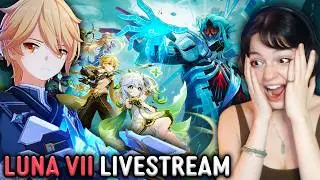 DOTTORE BOSS + SNEZHNAYA TEASER?? | Luna VII Livestream REACTION | Genshin Impact