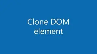 JavaScript How to copy an existing element of the site?