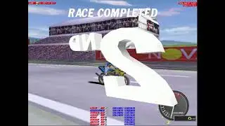 Moto Racer 2 PC Demo Gameplay (Windows 95 - PCem v15)