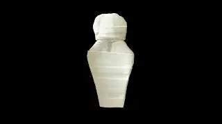 ORIGAMI MUMMY ⚰️+🧻(Anita F. Barbour)
