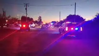 Fuerte movilización policiaca en la Brecha y 7
