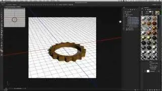 Photoshop CS6 - 3D - Simple Gears in 3D!