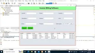 Invoice Billing System Software Using Java