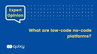 Expert Opinion | What are lowcode nocode platforms? 