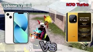 iphone 13 mini vs realme narzo 70 turbo || 1v1 tdm bgmi #bgmi #pubg