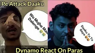 Dynamo Reaction On Paras Official Bhai💔😭💔😭#Justicforparasofficial #parasofficial #dynamo