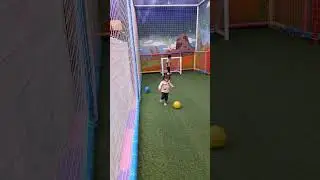 Karina plays football