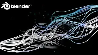 Create fancy Sci-Fi Wallpapers with Blender hair-systems