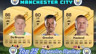 Manchester City Top 15 Expensive signings!!