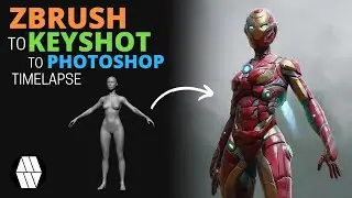 ZBrush to Keyshot to Photoshop Timelapse - 'Rescue' Concept