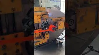Make in China The process of making springs for mining excavators  #machine #springs #manufacturer