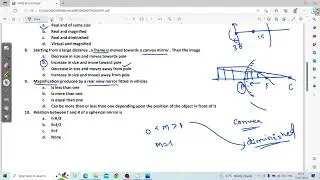 Light Reflection and Refraction Class 10 MCQ Part1