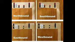 5 section Flashing Yellow Arrow Left and Right Model Animation . Tallest model ever made !