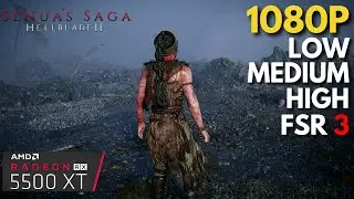 Senua's Saga: Hellblade II - RX 5500 XT + i7 4770 | All Settings Tested
