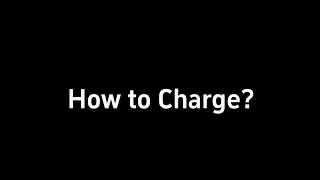 HOW TO CHARGE THE CUBE