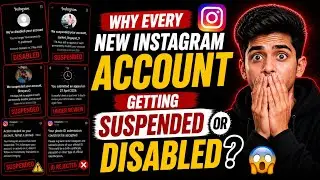 Why New Instagram Accounts Keep Getting Suspended or Disabled? 😱 | Fix instagram ban problem 2026